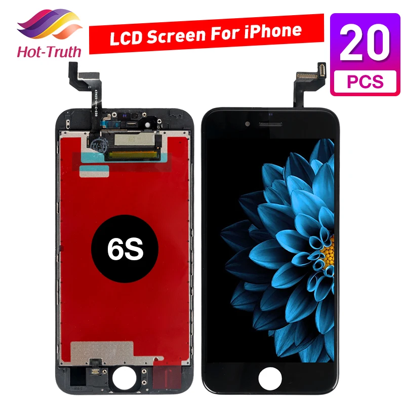 ЖК дисплей для iPhone 6s экран с дигитайзером сенсорного экрана в сборе 20 шт./лот A1633