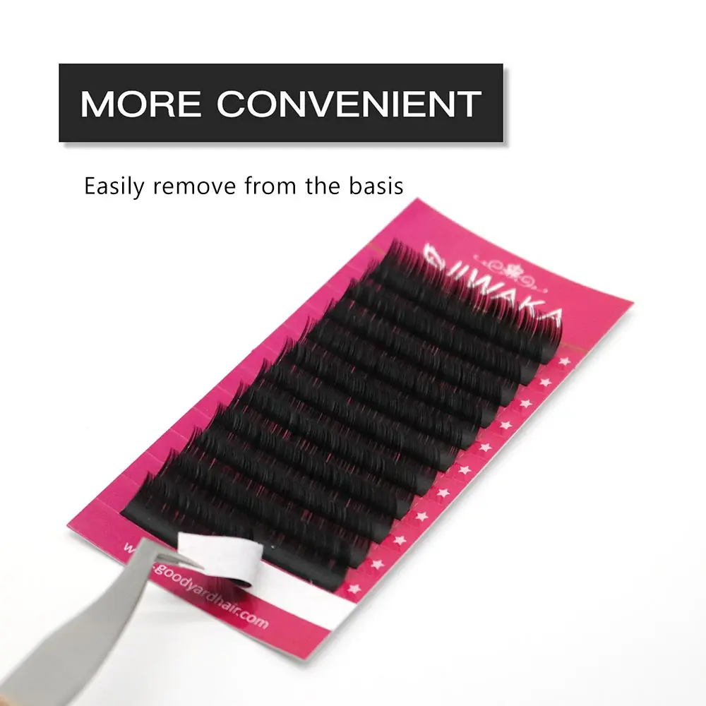 1 чехол все размеры JBCD наращивание ресниц норковые Черные Накладные ресницы curl|case