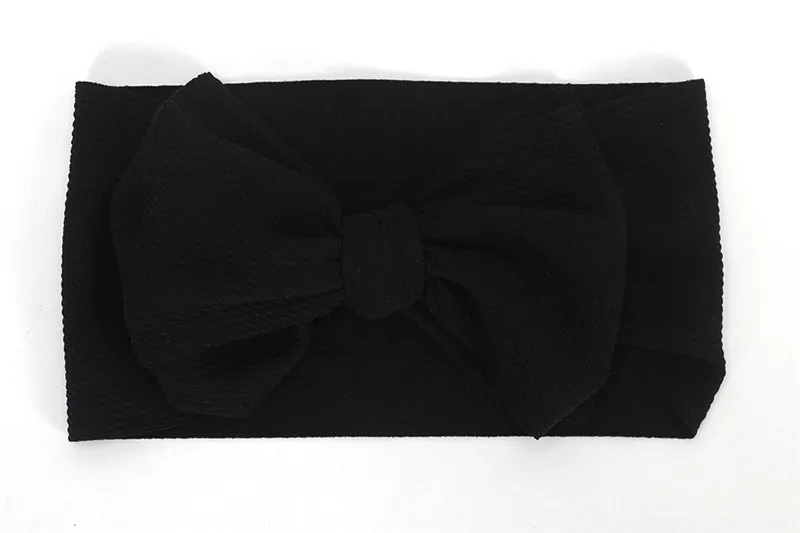 navy blue Повязка на голову с бантом для маленьких девочек, повязка на голову с бантиком, повязка на голову для новорожденных девочек - Цвет: navy blue