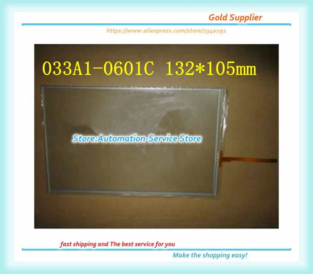Uso do Painel de Vidro da Tela de Toque para 033a1-0601c Novo 132*105mm