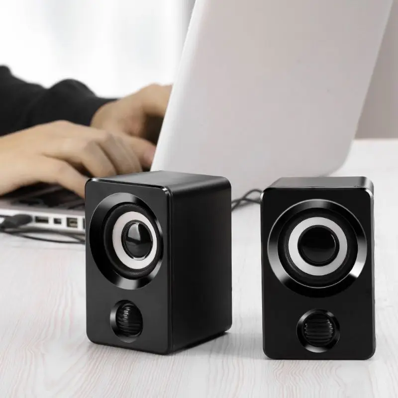 Настольный мини портативный аудио провод динамик USB питание Aux-In для