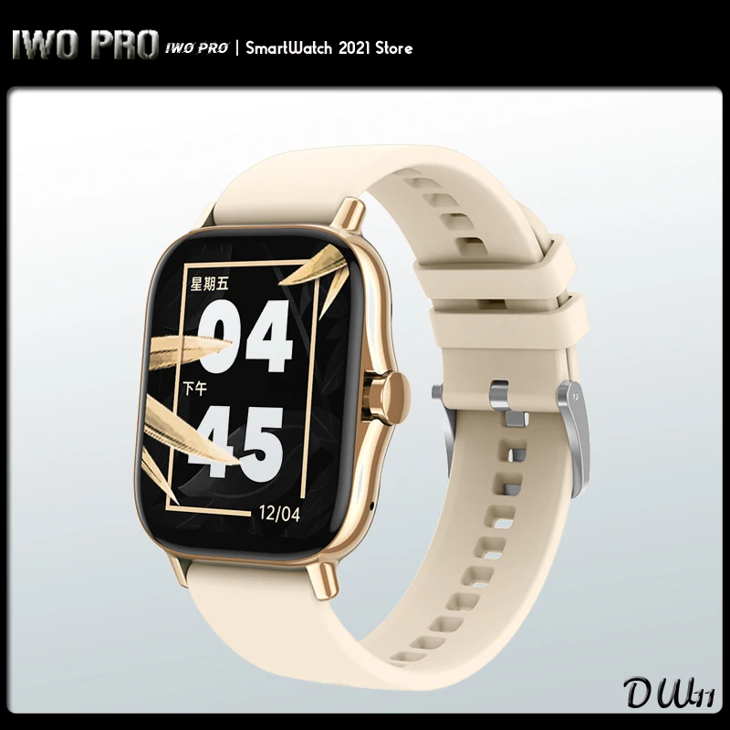 

IWO PRO DW11 1.63inch smart watch DIY background Bluetooth Call Music Play Smart Bracelet for android PK iwo 13 W46