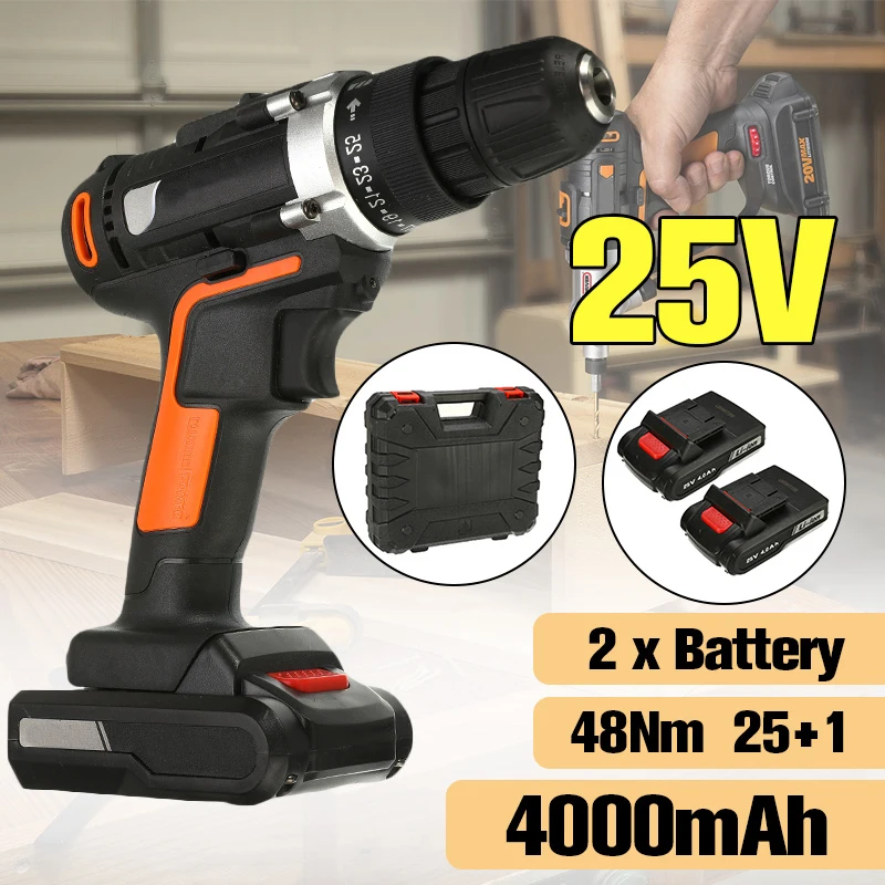 Электрическая отвертка высокой мощности Аккумуляторные ударные дрели двигатель