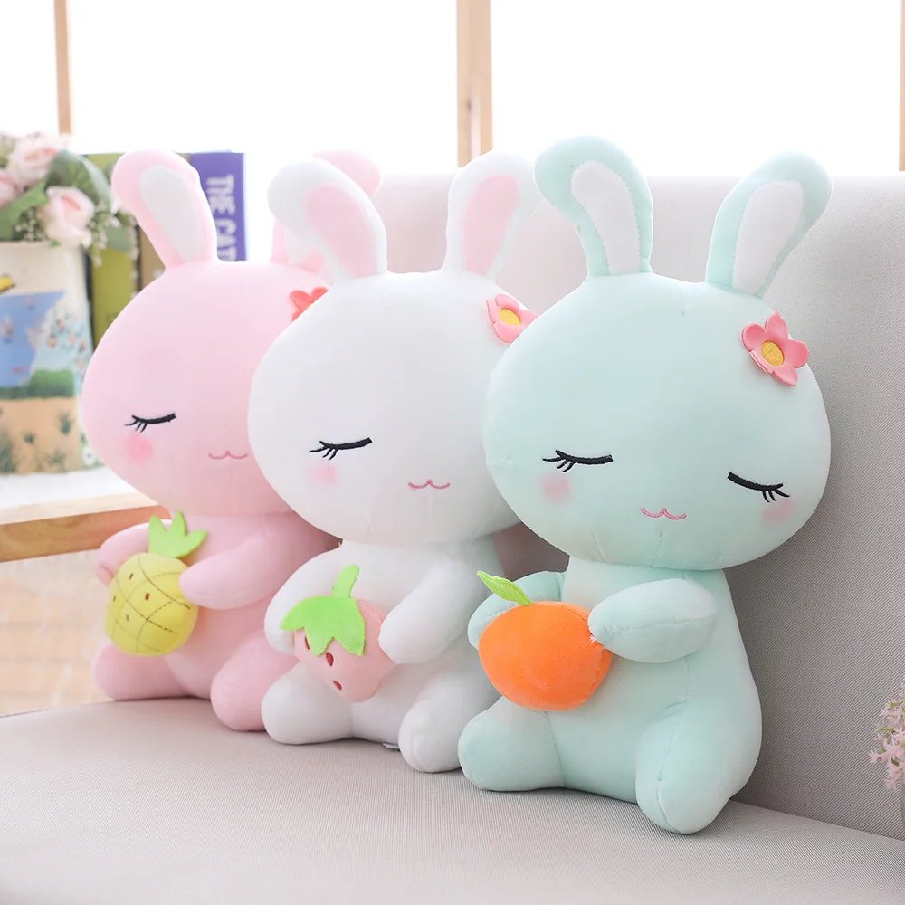 

22 cm Soft Flora Easter Bunny Rabbit Plush Toy Stuffed Animal Bunny Rabbit Plush Soft Placating Toys For Children Toy