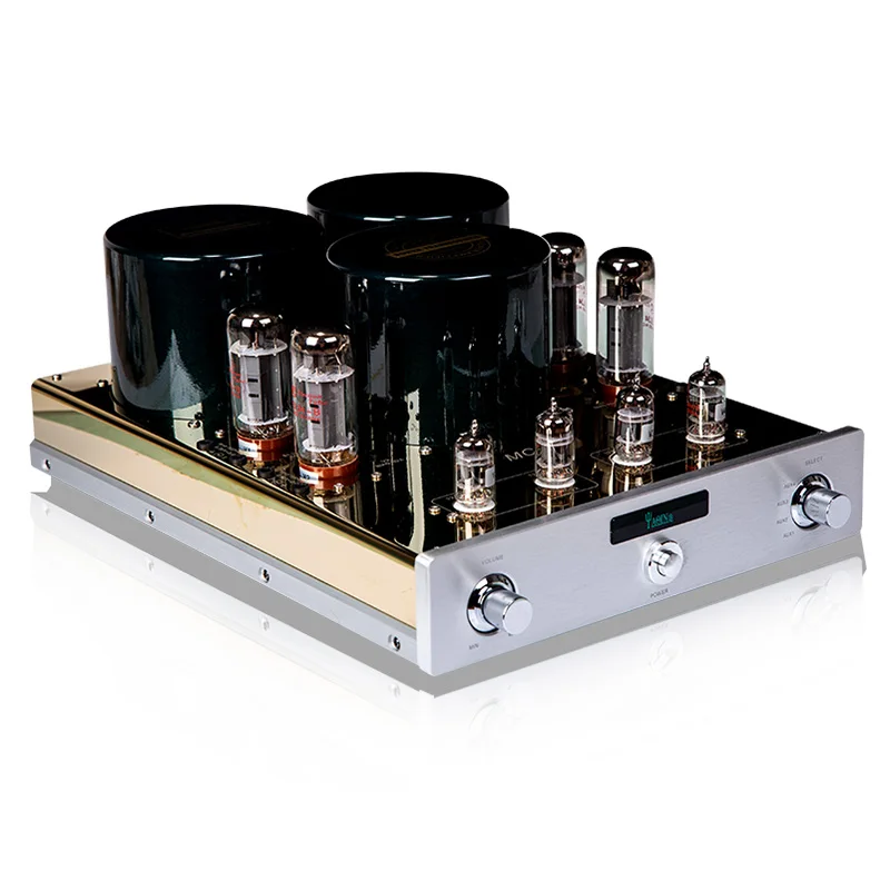 

YAQIN MC-10T fever HIFI amplifier, EL34B tube amplifier, distortion: ≤0.9% (28W) Frequency response: 10Hz-60KHz (±2dB)