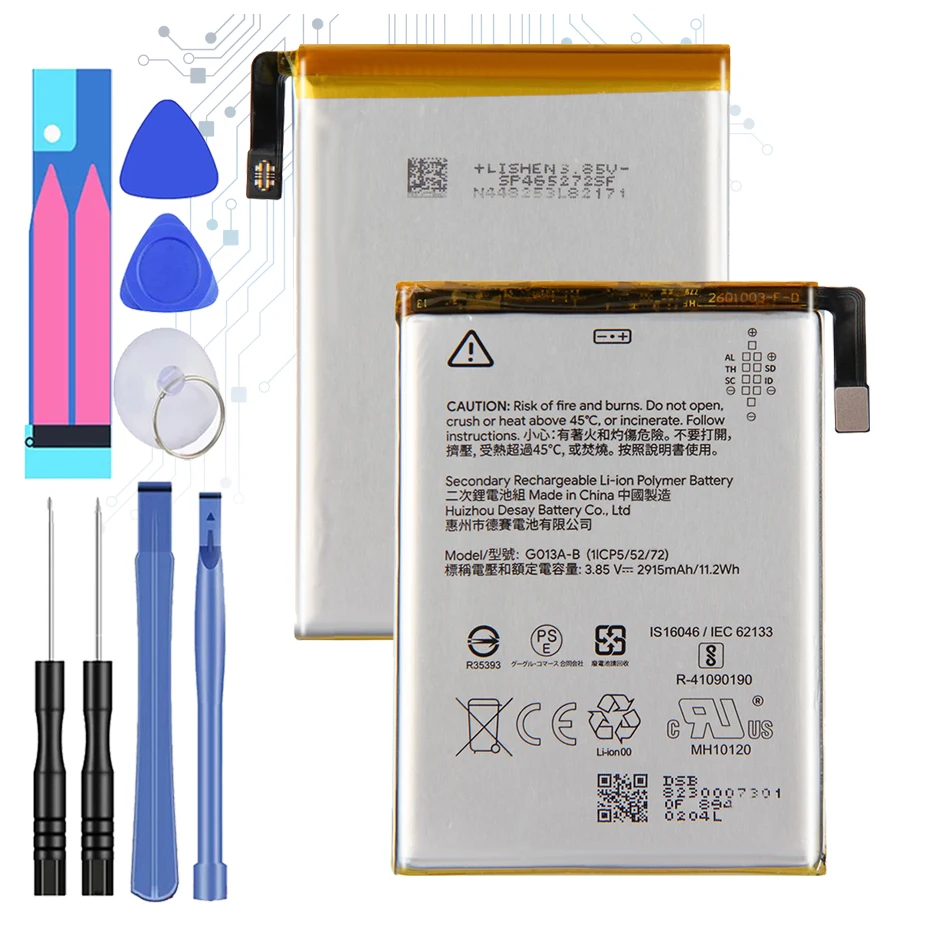 

G013C-B 3430mAh Replacement Battery For HTC Google Pixel 3 XL 3XL Pixel3