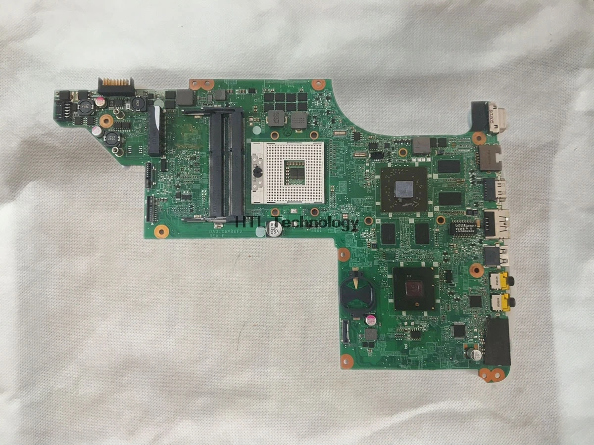 

Laptop Motherboard For HP Pavilion DV7 DV7T DV7-4000 615308-001 630981-001 DA0LX6MB6F2 With I7 CPU HM55 DDR3 HD5650M GPU