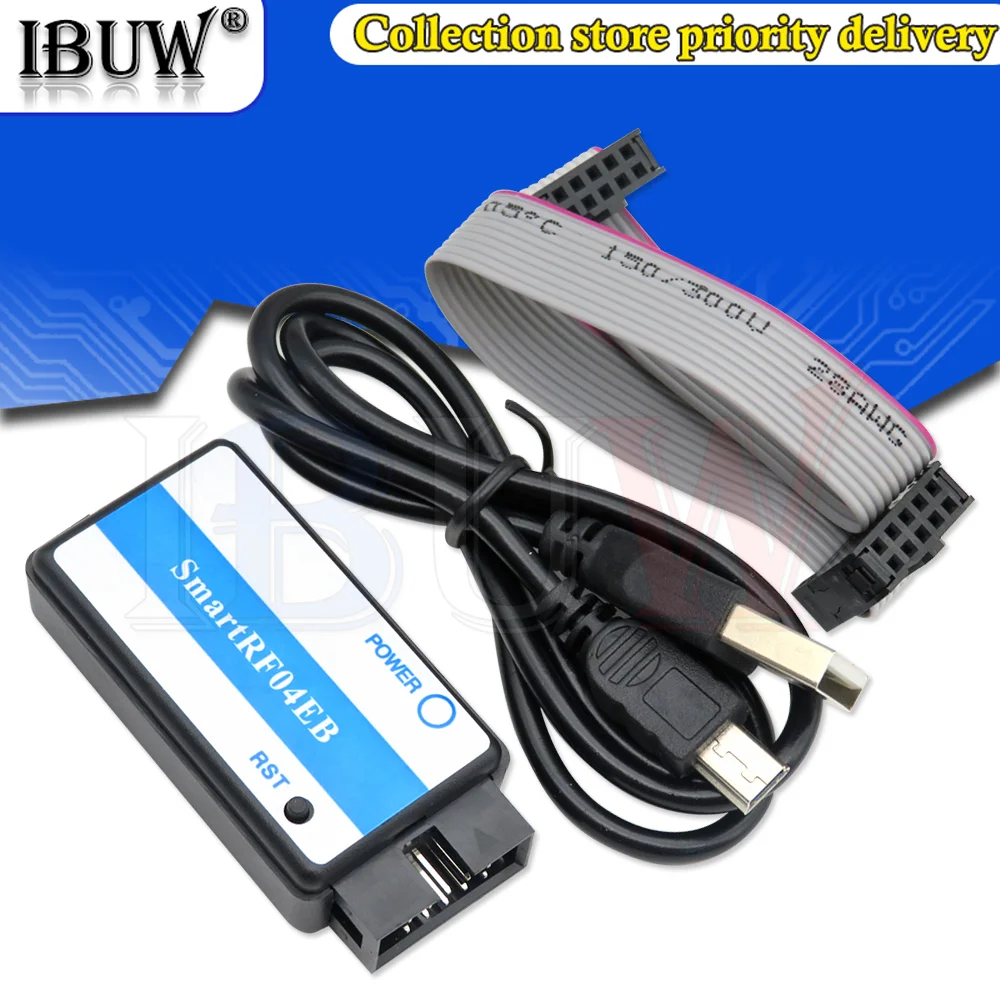 1 шт., USB-эмулятор загрузчика SmartRF04EB CC1110 CC2530 ZigBee MCU M100