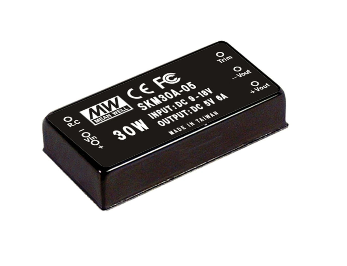 

transmit MEAN WELL SKM30B/30C-05V/12V 30W module power supply DC-DC stabilized voltage converter