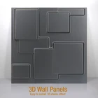 Водостойкие 3D наклейки на стену, 30x30 см