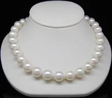 

AAA+ 9 - 10 mm perlas de agua dulce blanca oro macizo Natural Pearl Necklace Factory Wholesale price Women Gift word Jewelry
