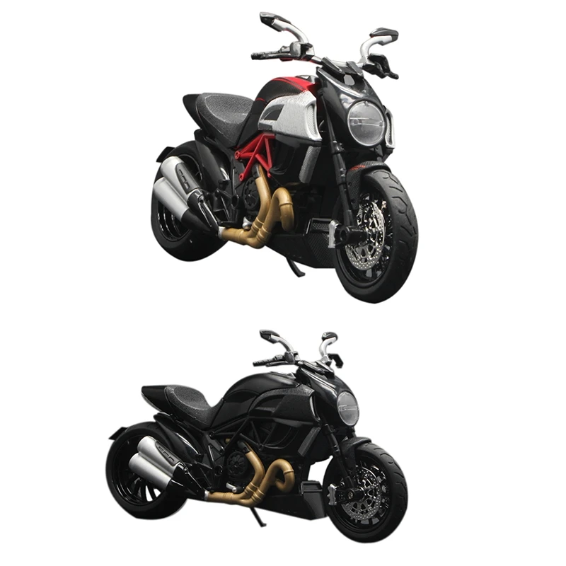 

1:12 крейсер мотоцикл Diavel велосипед литые игрушечные модели Миниатюрные гоночные детские игрушки для коллекции