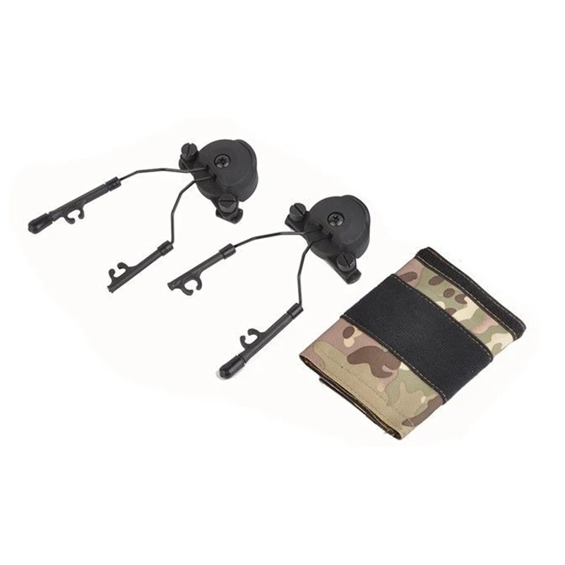 

Helmet Rails Adapter Tactical Helmet ARC Rail Adapter Attachment Kit For Peltor Comtac Headset Support