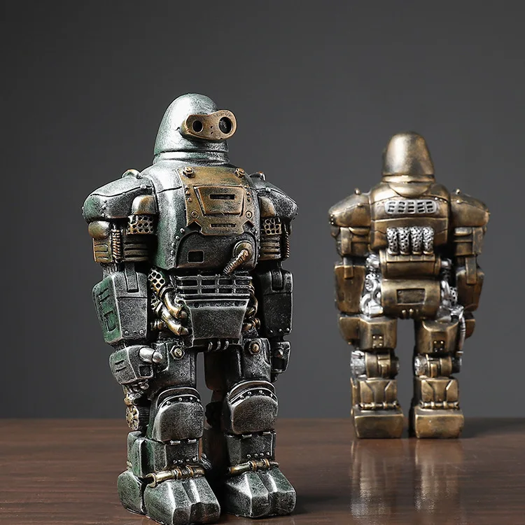 

Скандинавский креативный механический робот из смолы, украшение для дома, гостиной, ТВ, кабинета, крыльца, окна, персонализированное украше...