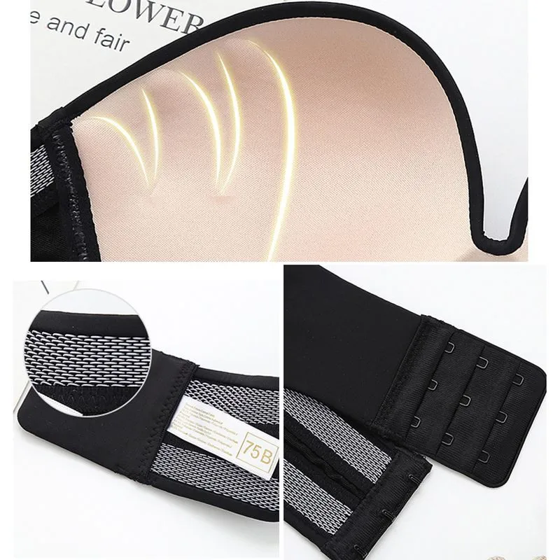 Женский игривый кружевной бюстгальтер без бретелек с чашкой 3/4 стальных колец |