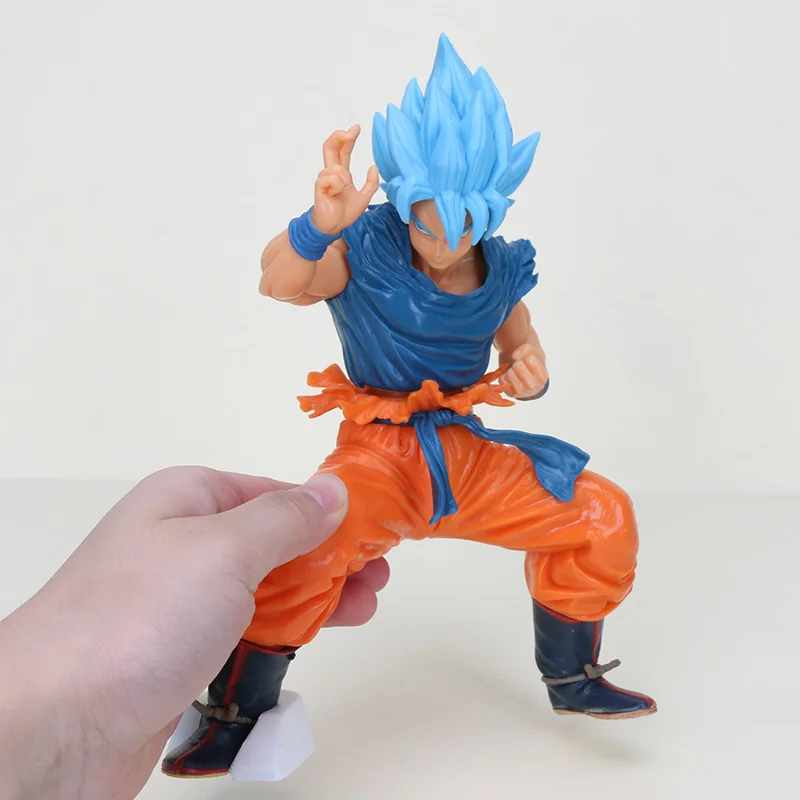 20 см Драконий жемчуг фигурка Супер Saiyan 4 Бог СС голубые волосы Гоку Драконий жемчуг Гоку Коллекционная фигурка игрушка