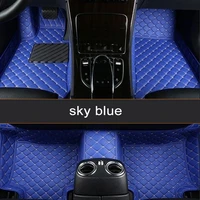 leather car floor mats for bmw audi mini chevrolet dodge toyota kia customization dedicated link foot cover auto carpet