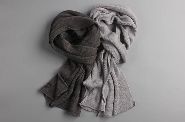 NEW arrived men scarf knit spring Unisex Thick Warm winter scarves long size male cashmere warmer women's scarves
