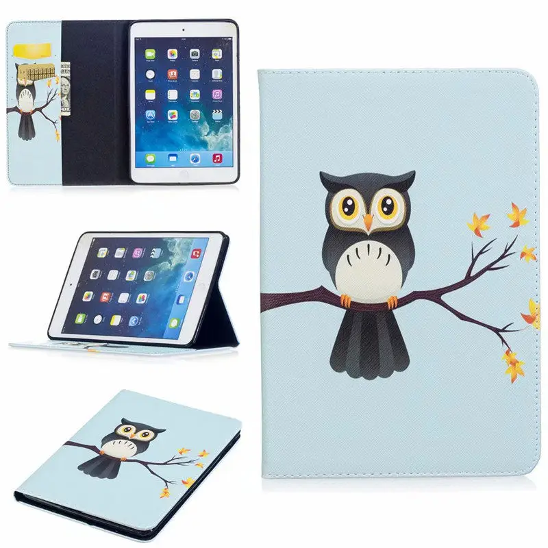 Модный чехол с принтом для Apple Ipad Mini 1 2 3 4 5, умный чехол, чехол для планшета, милый силиконовый чехол из искусственной кожи с подставкой