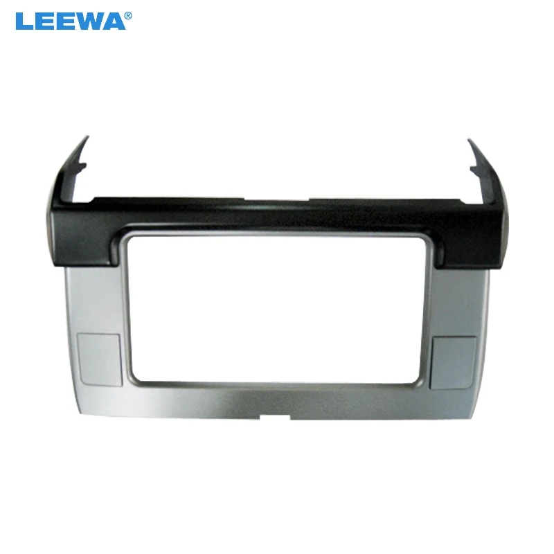 LEEWA Car CD/DVD Radio Stereo Fascia Frame For Toyota Land Cruiser Prado 13-17 2DIN Dash Panel Installation Kits #CA4899 | Автомобили и