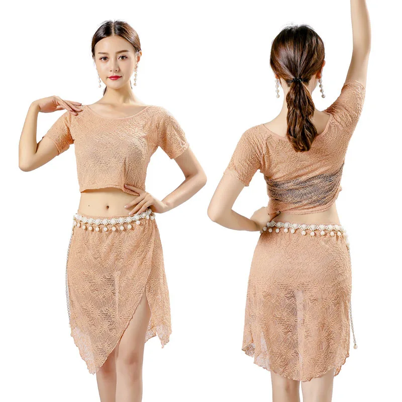 Кружевной Костюм комплект из 2 предметов топ и юбка новая модель хит продаж