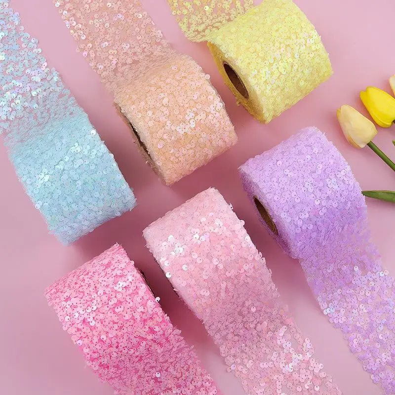 6 8 см из сетчатой ткани в горошек с фатиновой юбкой и блестками рулоне 10 ярдов DIY