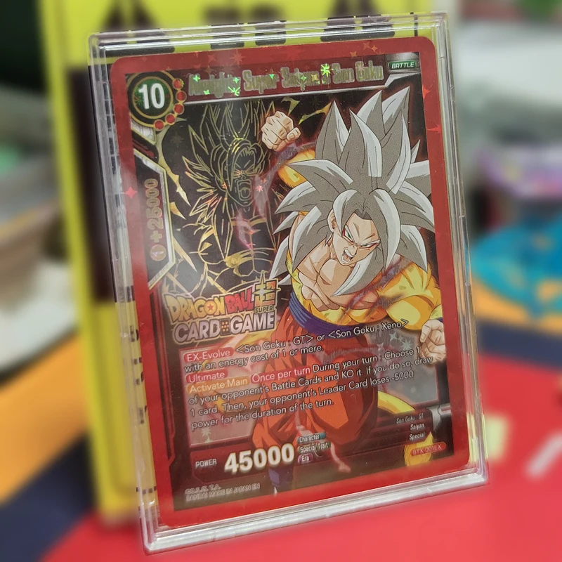 

Суперфлэш-карта GOKU, суперфлэш-карта из игры «Драконий жемчуг», карта Гоку, американская версия, Реплика, позолоченные искусства