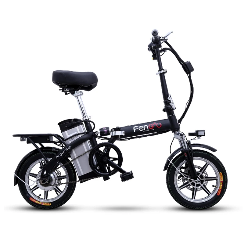 14 дюймовый складной электрический велосипед литиевая батарея мини портативный