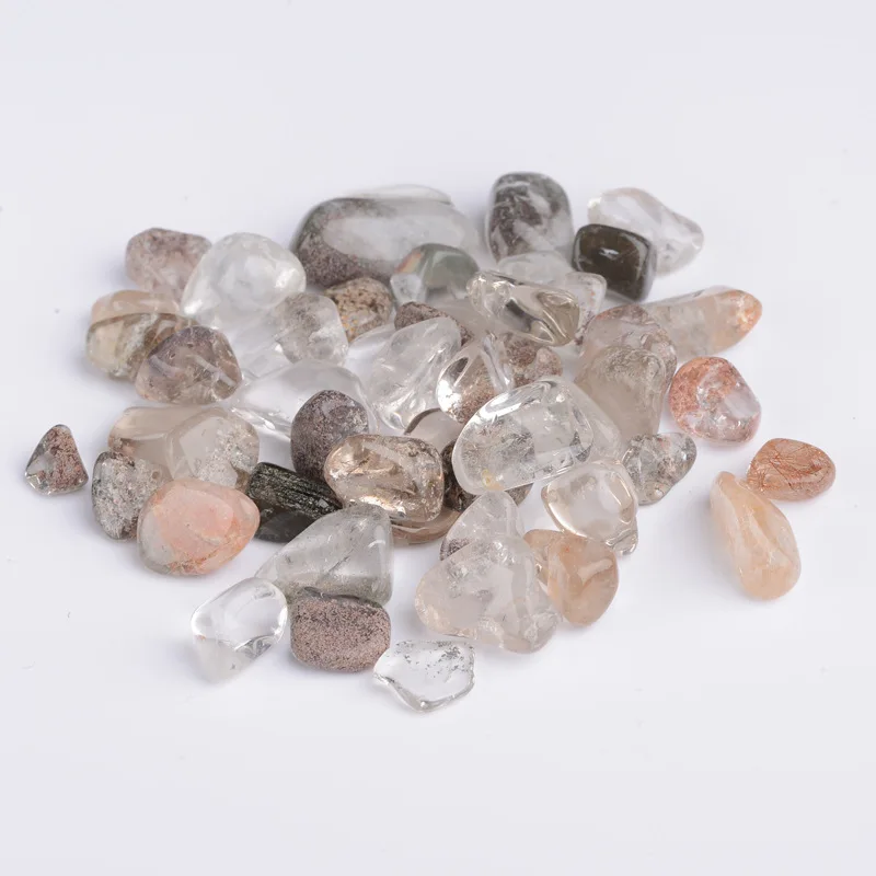 

100G Natural Stone Crystal Mineral Ghost Original Stone Gravel Home Decoration DIY Energy Wheel Pulse Repair