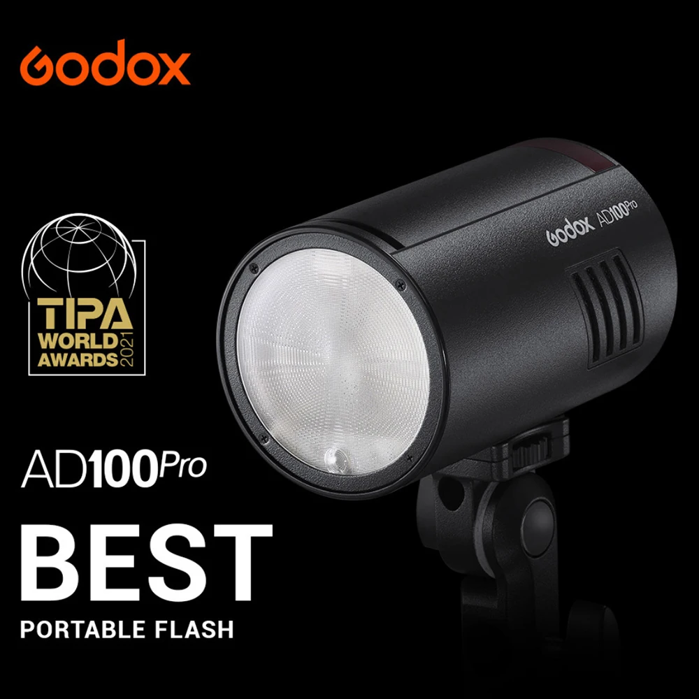 Godox AD100Pro 2 4G 100Ws TTL Карманный Speedlite 1/8000 HSS 2500 мАч Уличная вспышка AD100 Pro для Sony Nikon Canon