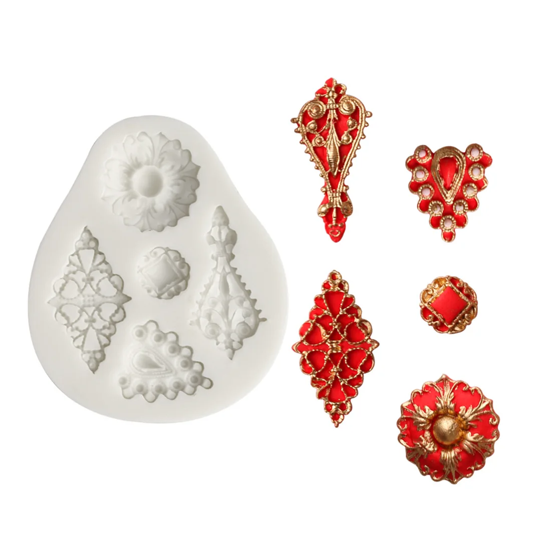 

1pc Gem Resin Molds Silicone Cake Molds ,Tools For Cakes, Cake Decorating Tools Pastry Kitchen Baking Accessories AD1062