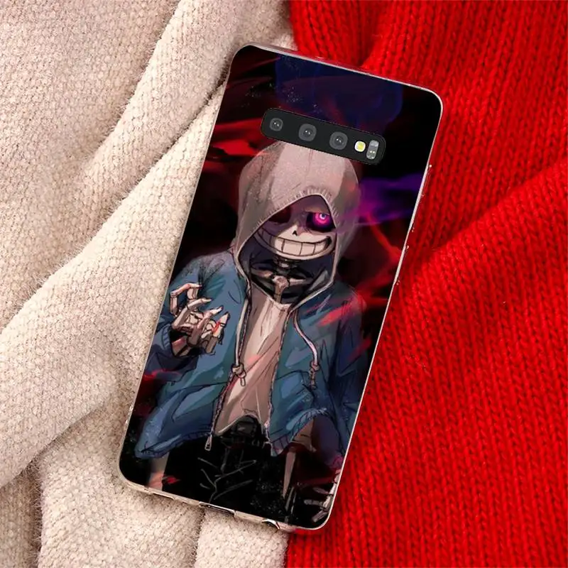 

Undertale Sans Phone Case Transparent for Samsung A71 S9 10 20 HUAWEI p30 40 honor 10i 8x xiaomi note 8 Pro 10t 11