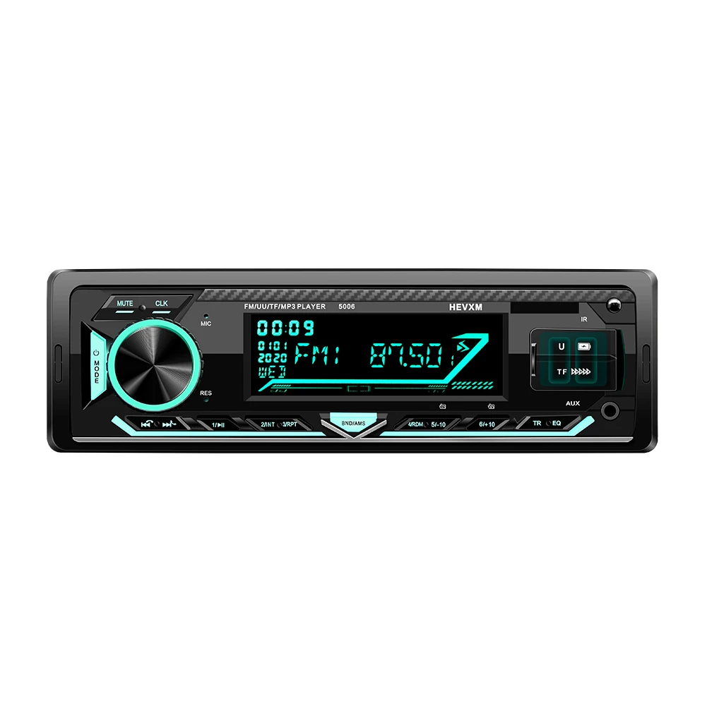 Автомобильный MP3-плеер универсальная стереомагнитола с FM-радио 1 DIN 12 В Bluetooth два