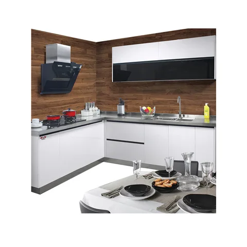 Встроенный кухонный шкаф из нержавеющей стали, сборный и индивидуальный