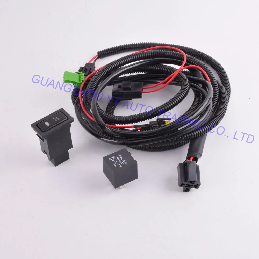 CAPQX переднего бампера Туман светильник с печатной платой провод для KIA Rio K2 2015 2016