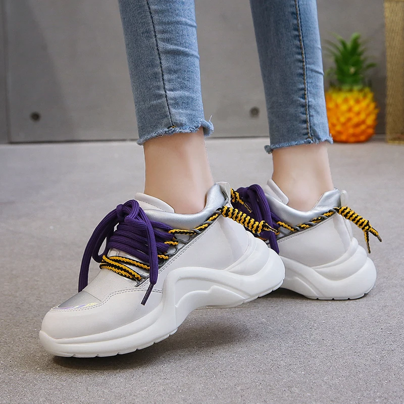 Rimocy/Модная женская дизайнерская обувь сезон осень Новинка черные кроссовки