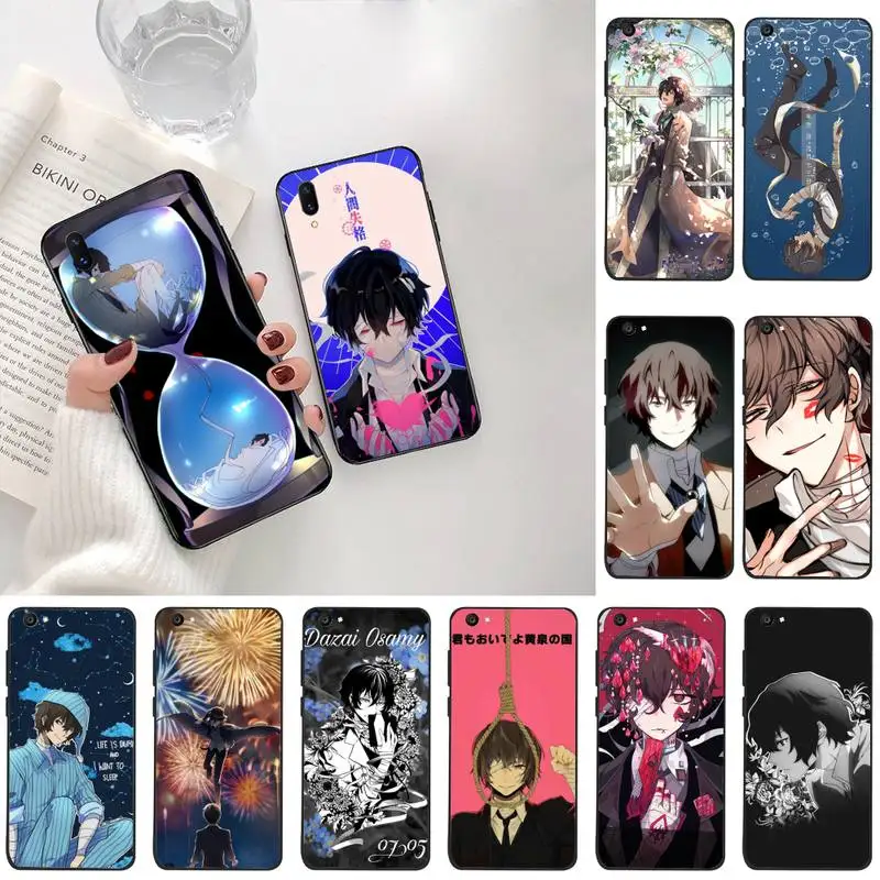 Аниме Godzilla дазай Осаму корпус под плетенную сумку чехол для телефона Vivo Y91c Y17 Y51 Y67