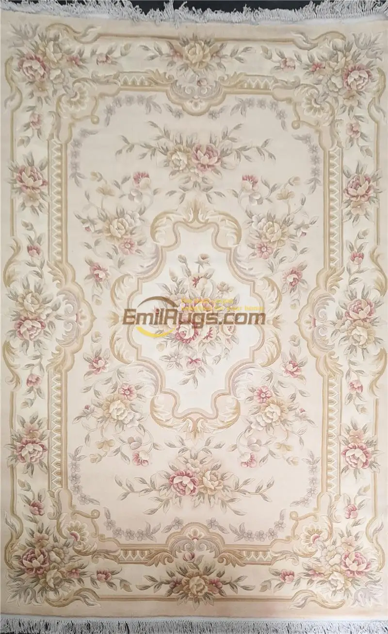 Винтажный шерстяной ковер ручной работы французские ковры шерстяные домашний