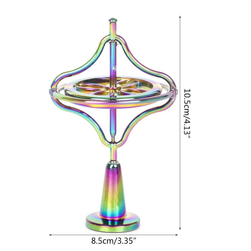 

Fidget Spinner Orbiting Gyro Heavy Duty Anxiety High Speed Rotary Gravity Toy for Adults Kids' Party Favor Decompression