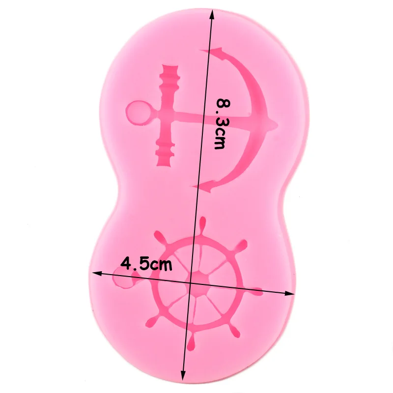 Якорь силиконовая форма искусственный кекс Топпер конфеты глина стандартная
