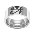 Мужские и женские кольца Eye of Horus Изысканная модная Минималистичная парная бижутерия обручальное кольцо Размер 6-13