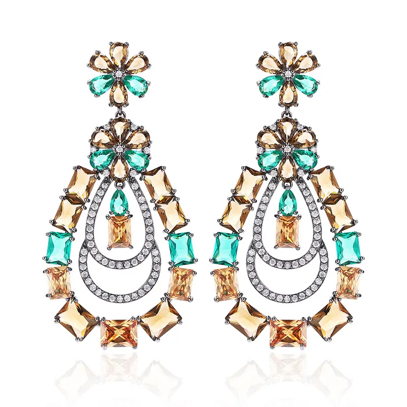 Серьги подвески женские розовые в форме капли 67 мм|Серьги-подвески| |