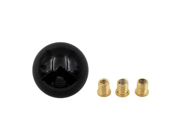 Черно-белая круглая ручка переключения передач для Hurst короткий переключатель