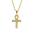 Европейский и американский хип-хоп Рок преувеличенный властный модный тренд панк-крест кулон мужской женский студенческий ожерелье