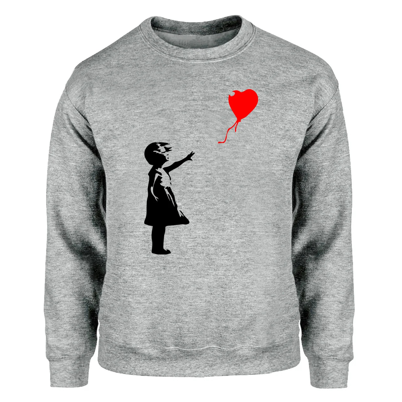 Свитшоты мир мира Мужские Kcco воздушные шары девочка Бэнкси любовь кремовый вырез