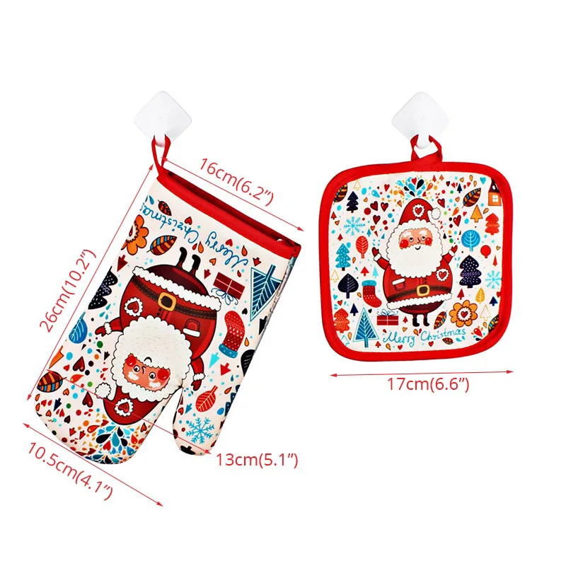 

Анти-горячие рукавицы для выпечки 2 шт.