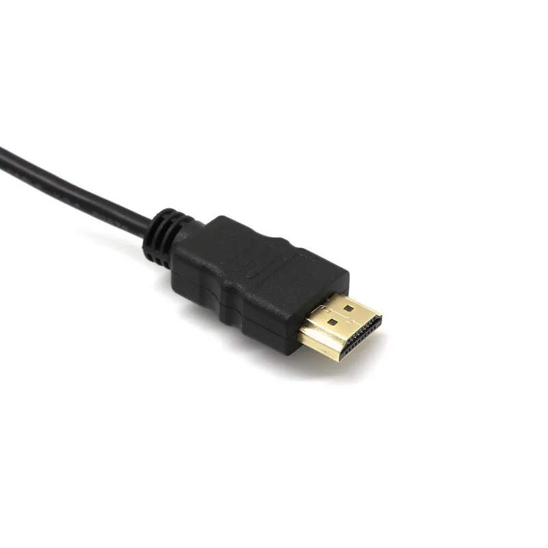 1 метр 1080P HD HDMI-совместимый кабель для VGA-совместимый с аудиоадаптером |