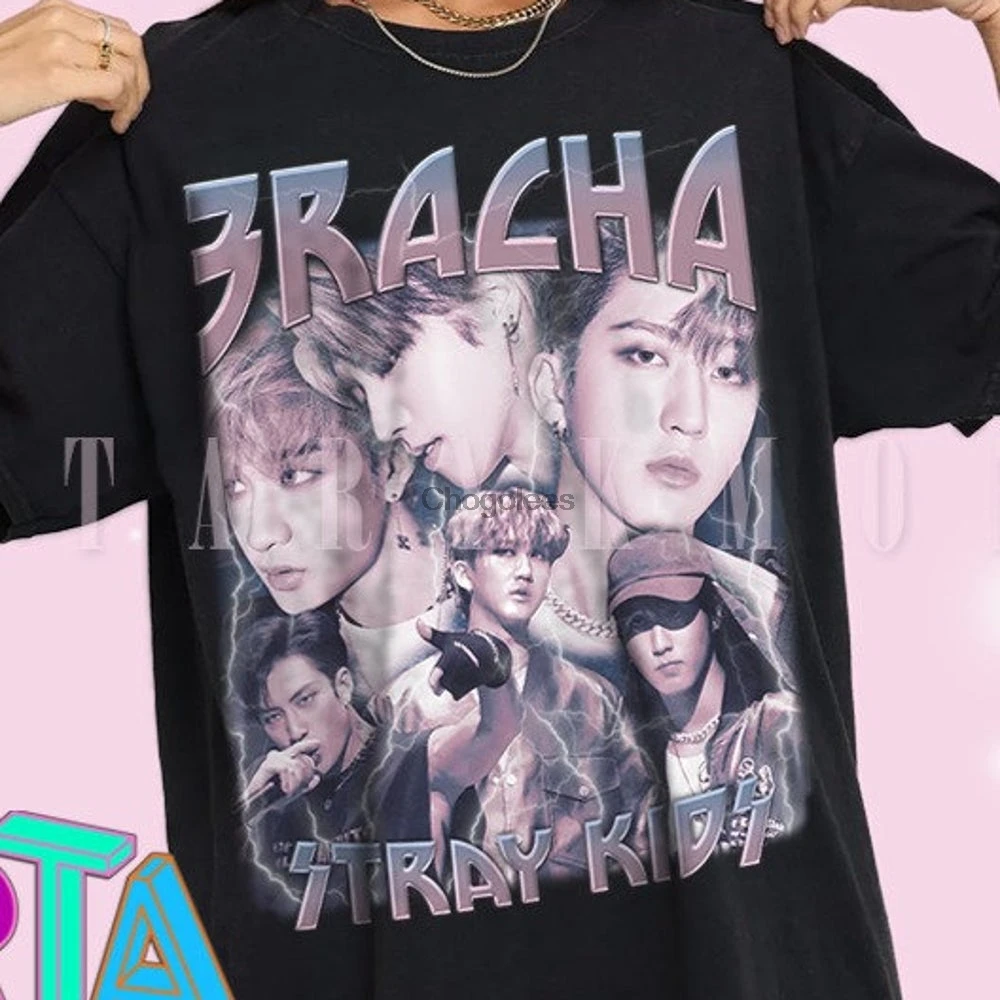 STRAY KIDS 3racha Black унисекс стиль K-POP вдохновленная одежда Kpop merch stray kids Frd250(1) - купить по