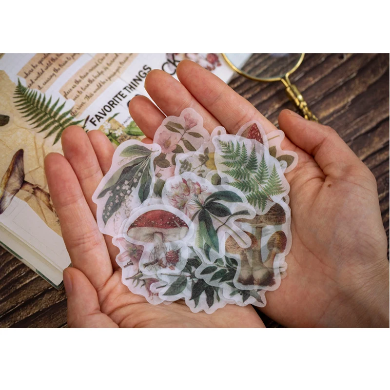 50 штук упак. год Серия серная кислота бумажный стикер мешок DIY декоративные