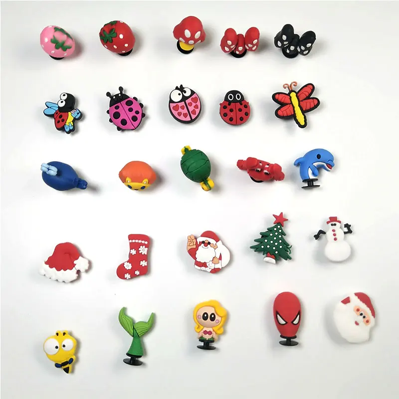 Одиночная распродажа ПВХ обувь с животными Jibz Кроксы пряжка украшения